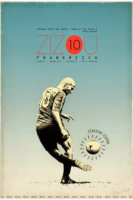 12% OFF on Zinedine Zidane Paper Print