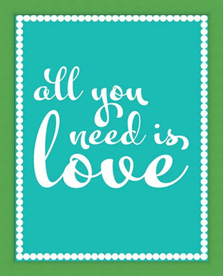 42% OFF on Painting Mantra Framed - All You Need Is Love Paper Print