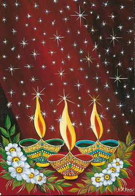 20% OFF on Diwali Diyas Canvas Art