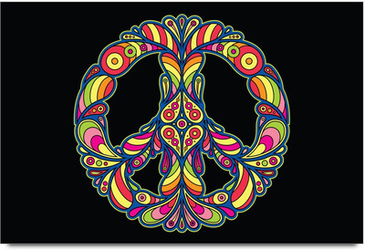 75% OFF on Amy Circular Colourful Degigner Pattern 3D Poster