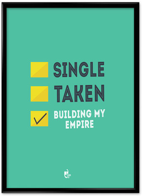 Thinkpot Single, Taken, Building My Empire ! - Framed Paper Print