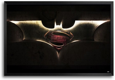 74% OFF on Batman Superman Symbol Fp00004295 Framed Photographic Paper 74% OFF on Batman Superman Symbol Fp00004295 Framed Photographic Paper
