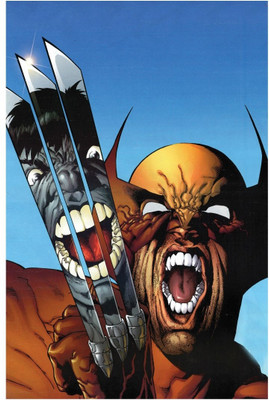 75% OFF on Artmagik Hulk vs Wolverine Poster Fine Art Print