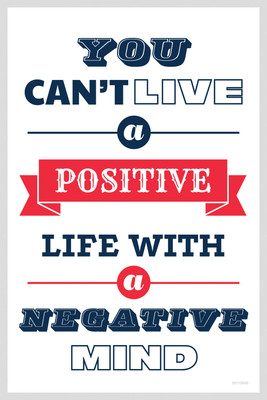 Shopisky Positive thought Paper Print Shopisky Positive thought Paper Print