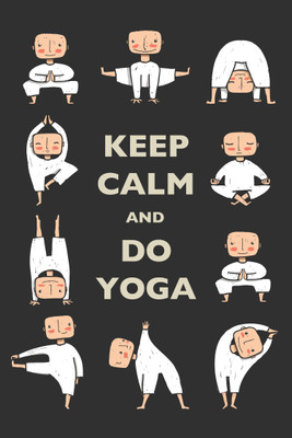 35% OFF on Keep Calm and Do Yoga Paper Print