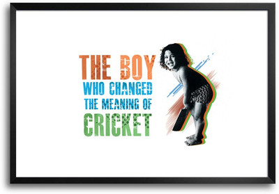 46% OFF on Shopmantra Sachin The Boy Who Changed Cricket Paper Print