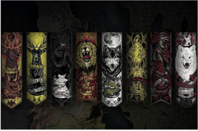 37% OFF on Game Of Thrones 8 Clans_poster By Spoilt Paper Print 37% OFF on Game Of Thrones 8 Clans_poster By Spoilt Paper Print