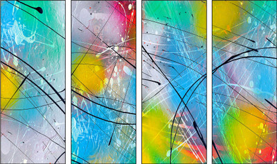 50% OFF on Pixtopper Ntych 123 Canvas Art