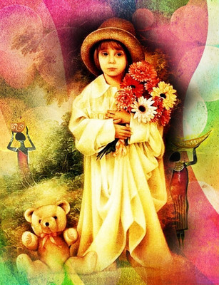 70% OFF on Canvas Painting Without Frame -Child Canvas Art