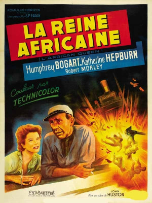 35% OFF on The African Queen - French - 1951 Paper Print