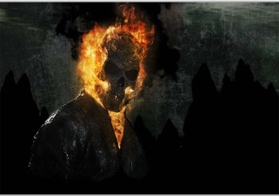 37% OFF on Ghost Rider Spirit Of vengeance Poster (18 x 12 Inches) by Shopkeeda Paper Print