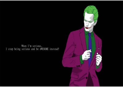 37% OFF on When I'm Serious Poster (18 x 12 Inches) by Shopkeeda Paper Print