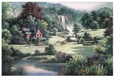 Montage - Spring Falls Fine Art Print