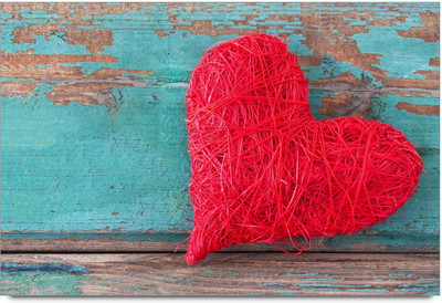 34% OFF on Amy Red Thread Love Heart Paper Print 34% OFF on Amy Red Thread Love Heart Paper Print