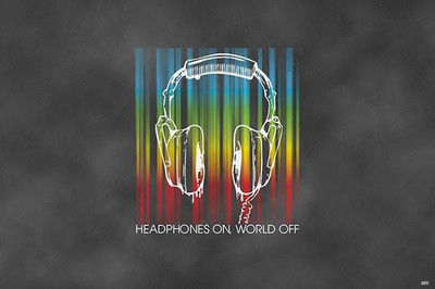 64% OFF on Headphone Colorful Photographic Paper