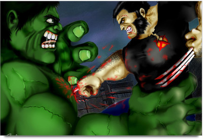 62% OFF on Hulk,Monster Paper Print 62% OFF on Hulk,Monster Paper Print