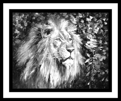 33% OFF on Lion Heart Fine Art Print