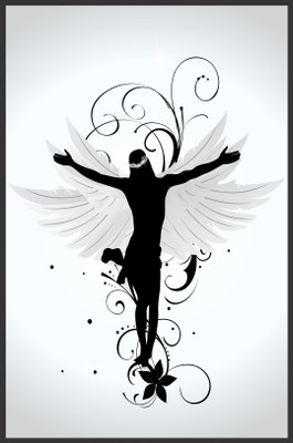 55% OFF on Jesus Christ With Wings Paper Print