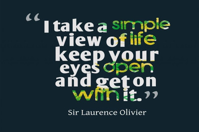 62% OFF on Keep Your Eyes Open Quote Poster Photographic Paper