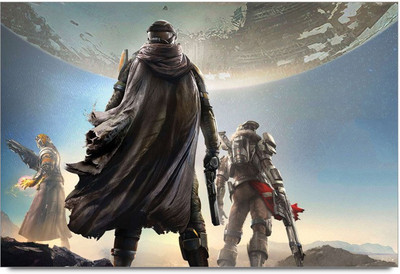 53% OFF on Gaming Battle Characters Laminated Poster Paper Print