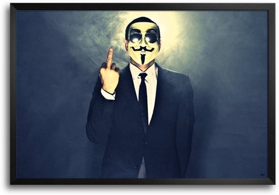 74% OFF on Joker Face Fp00003524 Framed Photographic Paper