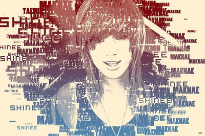 64% OFF on Typography Girl Photographic Paper