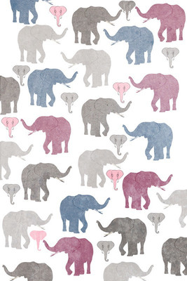 37% OFF on Indian Elephant Pattern Paper Print