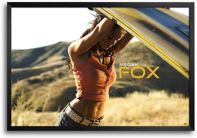 74% OFF on Transformers Megan Fox Fp00003963 Framed Photographic Paper