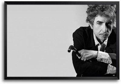 53% OFF on Bob Dylan Black And White Fp00004262 Framed Photographic Paper