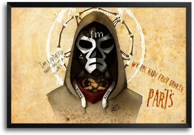 53% OFF on Hollywood Undead Mask Fp00004341 Framed Photographic Paper