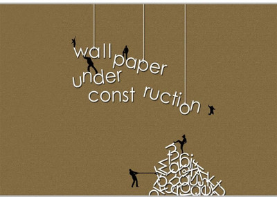 37% OFF on Wallpaper Underconstruction Poster (18 x 12 Inches) by Shopkeeda Paper Print
