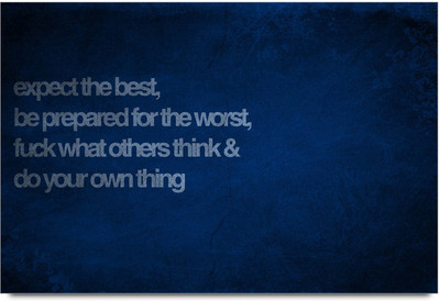 62% OFF on Quote On Leave Rumor Paper Print