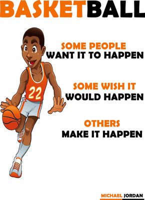 52% OFF on Some People want it to Happen, Some Wish it would Happen, Others Make it Happen Fine Art Print