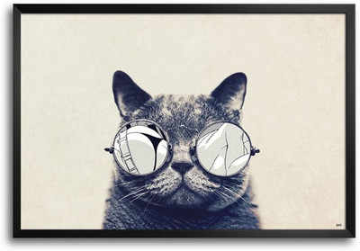74% OFF on Cat With Glasses Fp00003706 Framed Photographic Paper 74% OFF on Cat With Glasses Fp00003706 Framed Photographic Paper