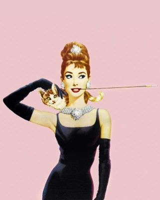 37% OFF on Audrey - Breakfast at Tiffany's - Pink Paper Print