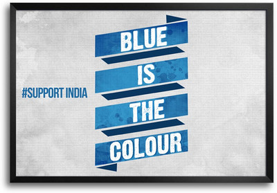 46% OFF on Shopmantra Go India Go Support Team India Paper Print
