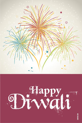 16% OFF on Poster - Wish A Blessed, Happy And Prosperous Diwali Paper Print