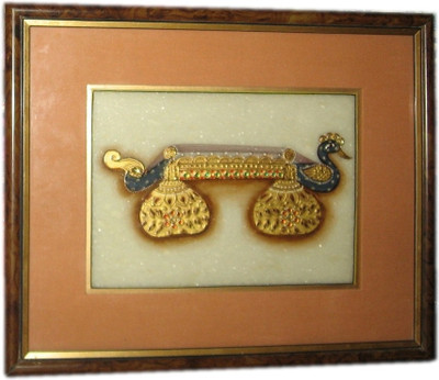 31% OFF on ICB Sitar painting on marble 3D Poster