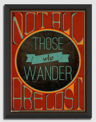 Not All Those Who Wander Canvas Art