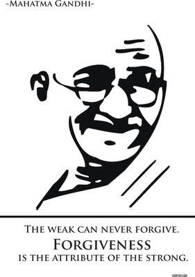 16% OFF on Poster - Mahatma Gandhi Quote Paper Print