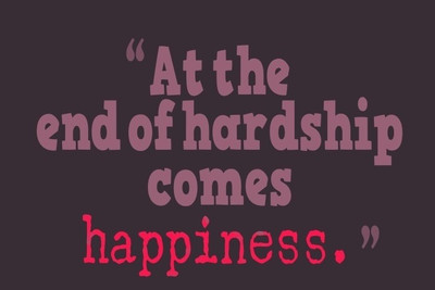 70% OFF on At The End Of Hardship Comes Happiness Poster131479 Photographic Paper