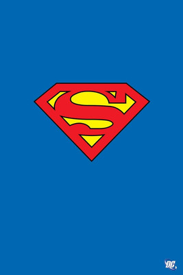 48% OFF on Superman Classic Logo 24x36 Inch Large Poster - Da Vinci Posters Photographic Paper