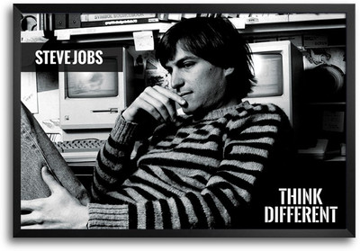 46% OFF on Steve Jobs Think Different Laminated Framed Paper Print 46% OFF on Steve Jobs Think Different Laminated Framed Paper Print