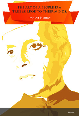 16% OFF on Poster - First Prime Minister Of India Jawaharlal Nehru Paper Print