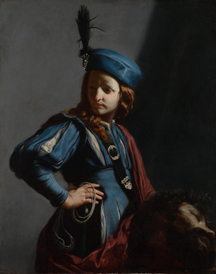 7% OFF on David With The Head Of Goliath By Guido Cagnacci Italian Fine Art Print