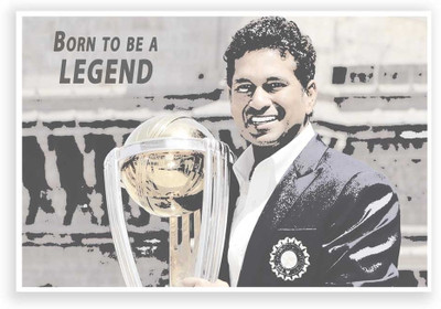 27% OFF on PosterGuy Legends Are Born - Sachin Tendulkar Cricket World Cup Poster Paper Print