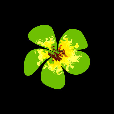 50% OFF on Frangipani Green Paper Print