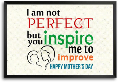 46% OFF on Happy Mother's Day -SMFP00002236 Laminated Framed Paper Print