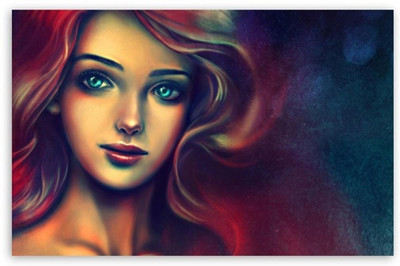 62% OFF on Girl Painting Art Poster Photographic Paper
