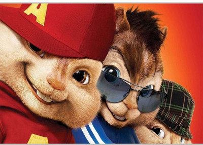 37% OFF on Alvin And The Chipmunks Poster (18 x 12 Inches) by Shopkeeda Paper Print